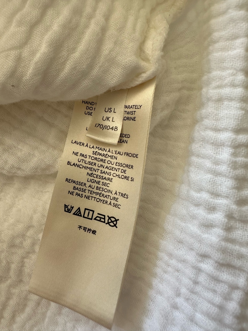 We The Free white gauze top, size large - Picture 11 of 12